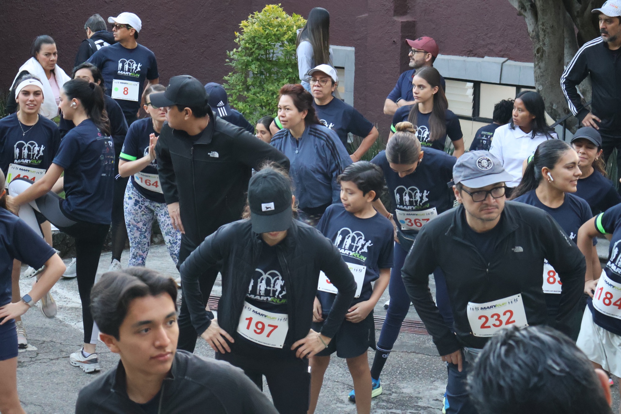 Corredores en plena carrera